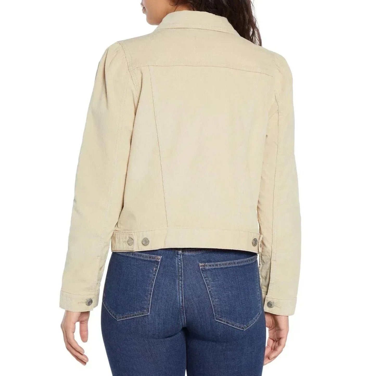 Puff Sleeve Corduroy Jacket