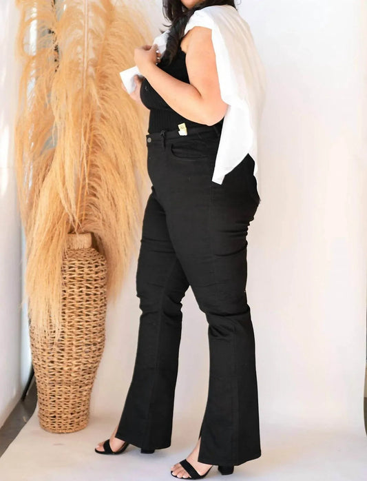 Amelia Front Slit Jeans