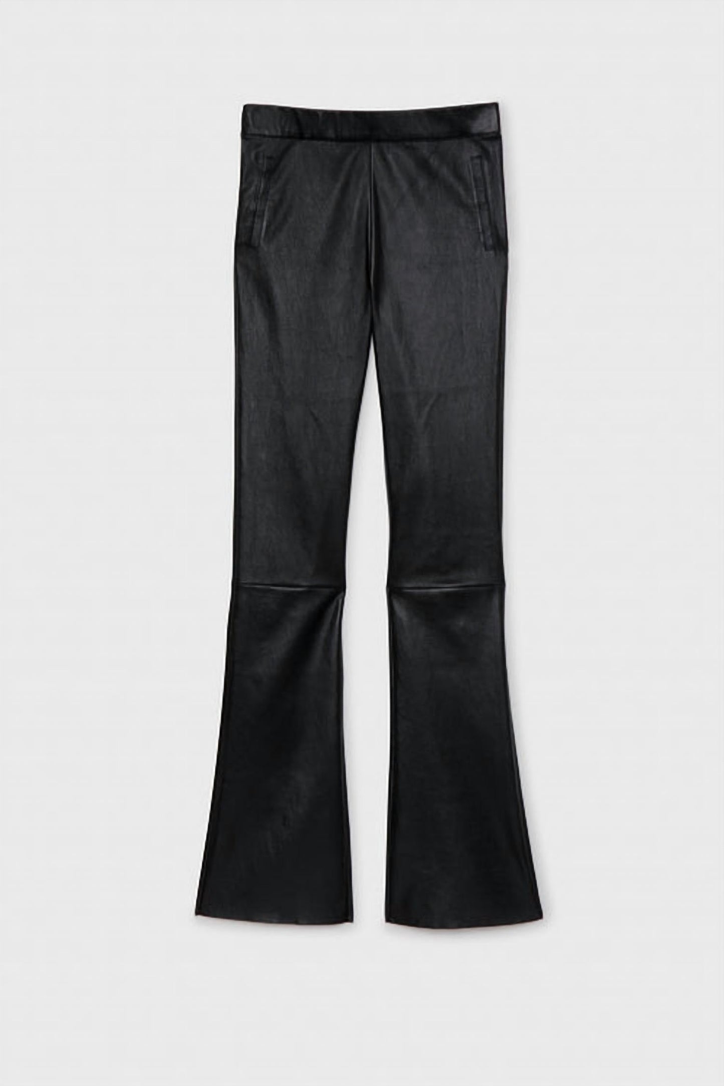 BEYINA FLARE-HOSE AUS LAMMLEDER