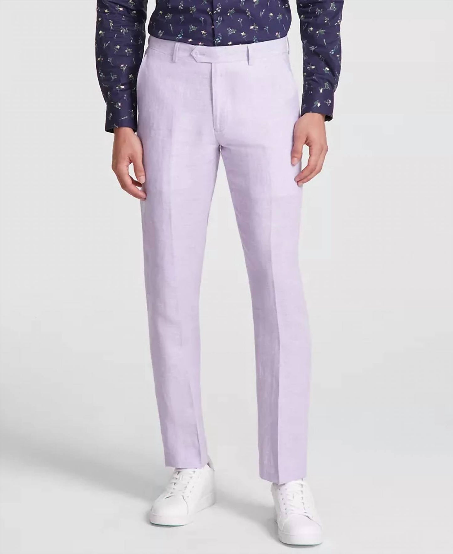 Men's Slim-fit Linen Suit Pants