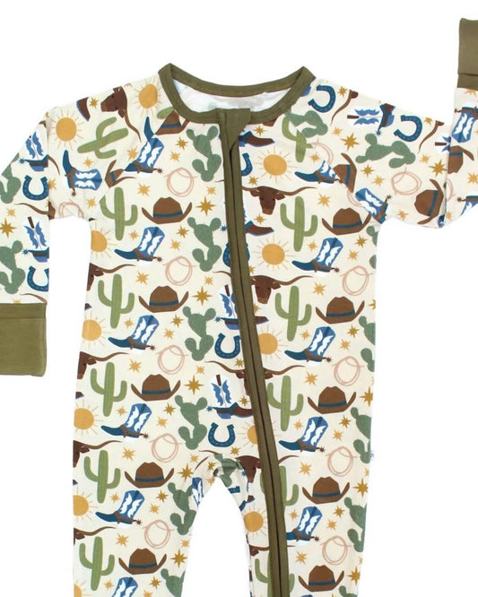 Baby's Pajama Convertible Footie Romper