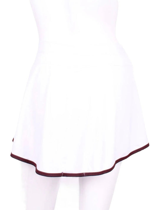 Women's Gladiator Tennis Skirt With Black Binding