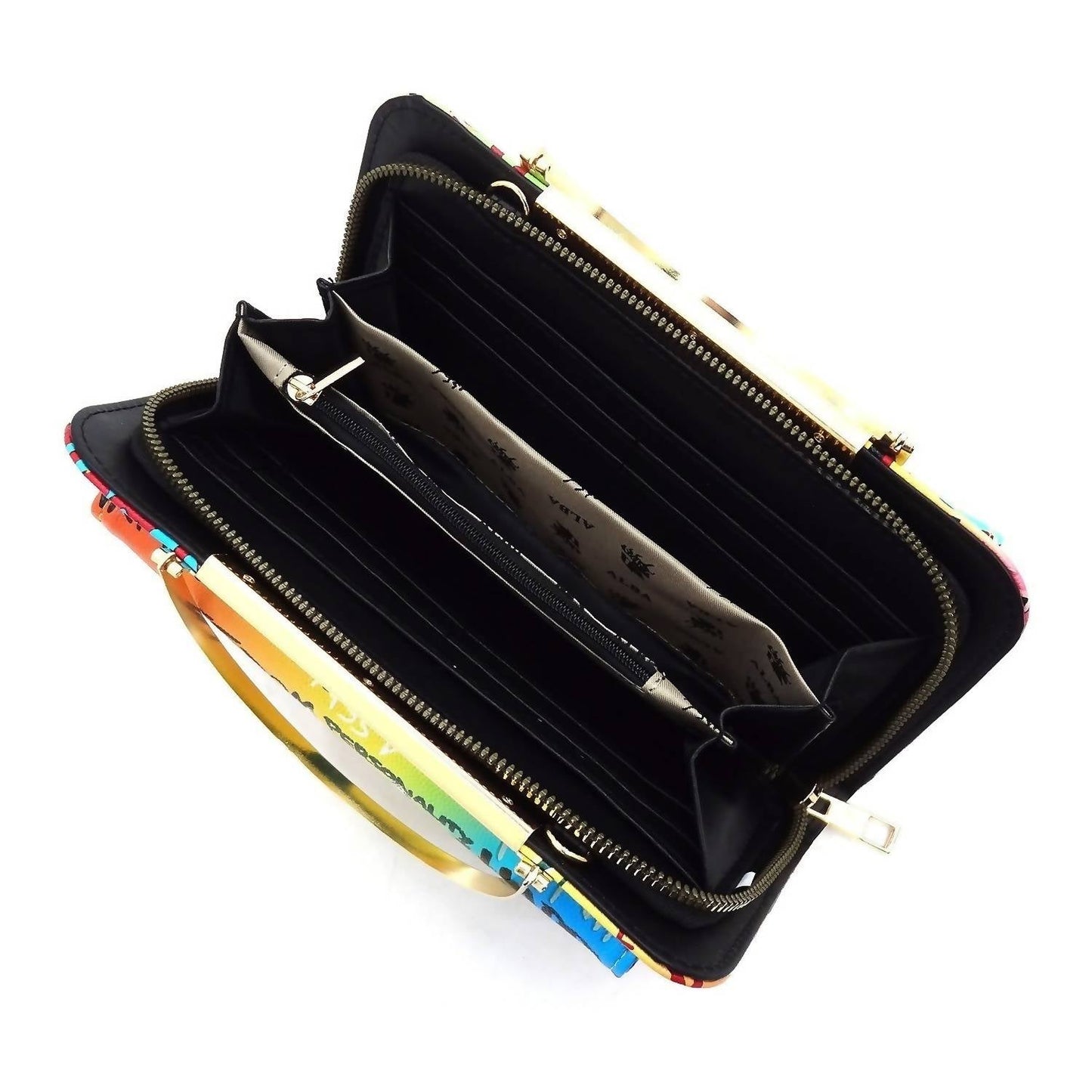 Damen-Graffiti-Clutch-Geldbörse