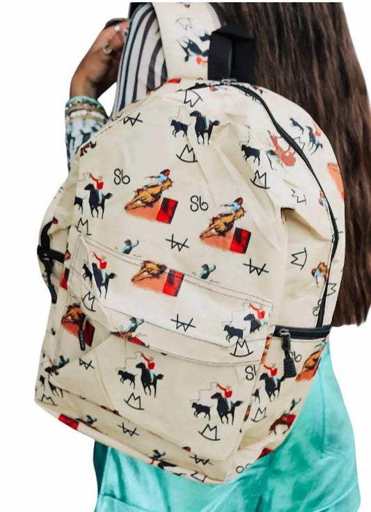 Cowboy Print Backpack