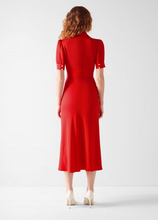 Emma Scallop Collar Tea Dress