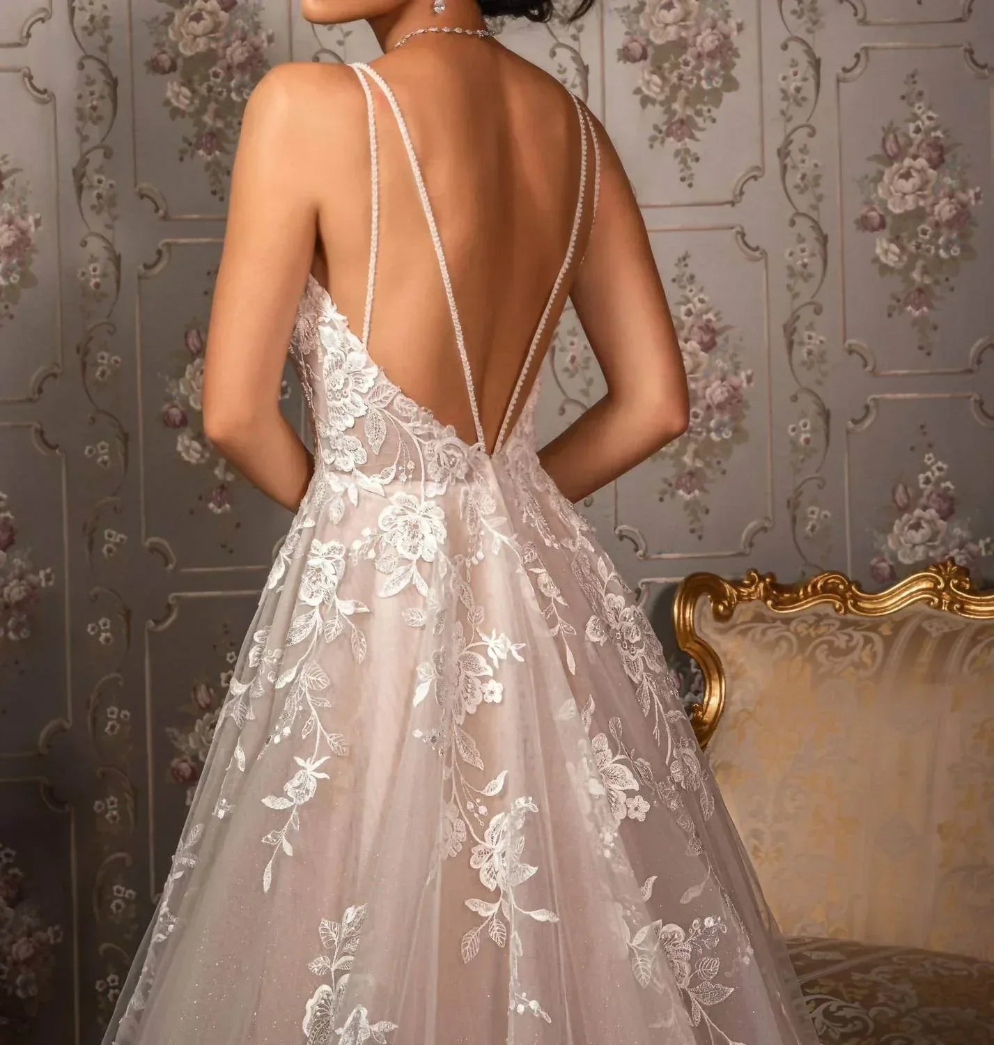 Luciana A-line Lace Dress