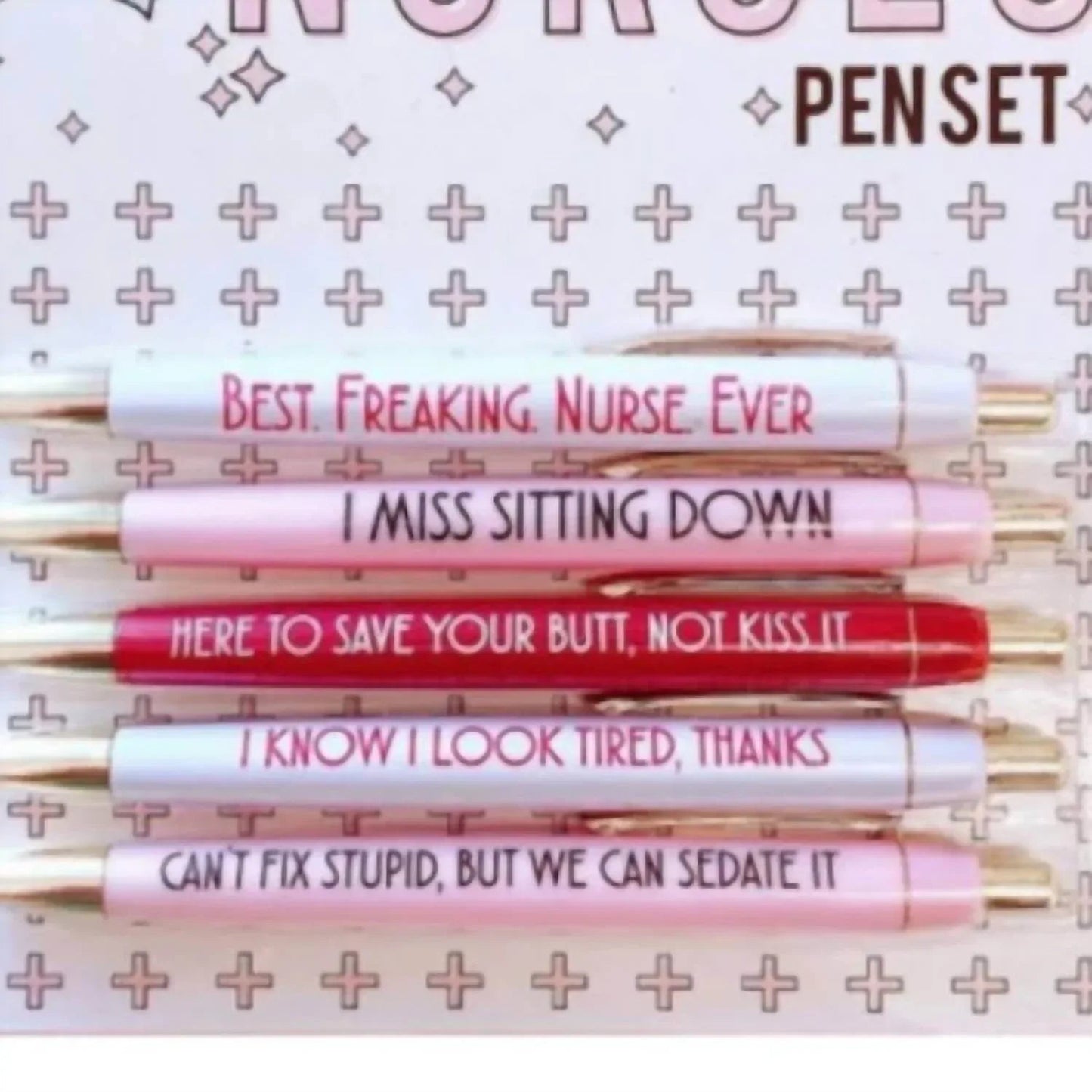 Funny Nurse Pen Set 5-pack