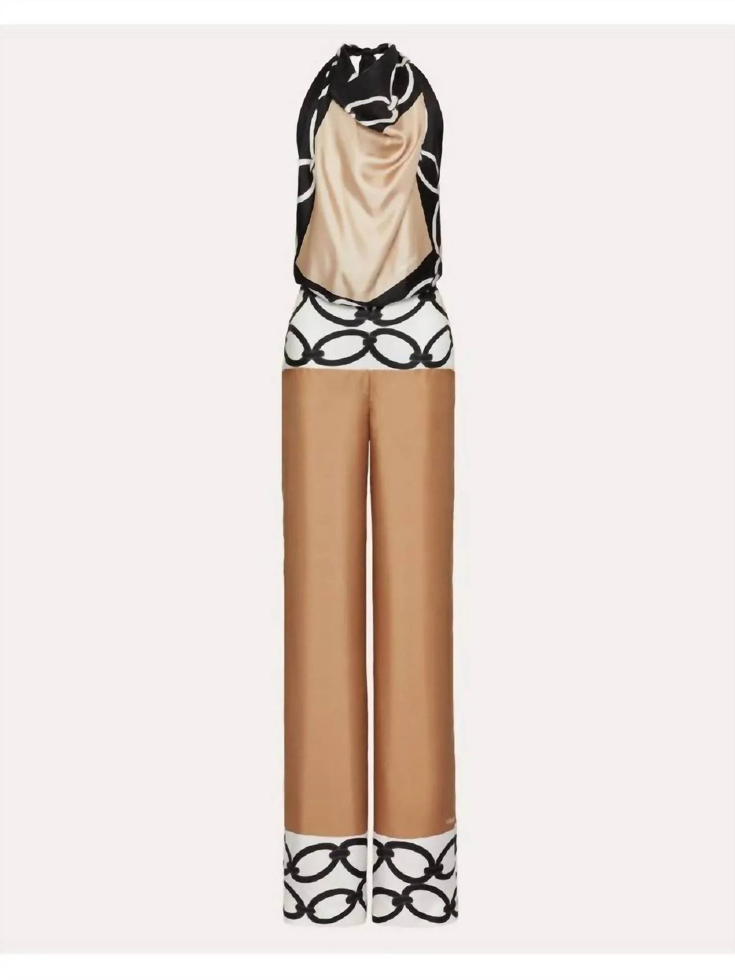 Jumpsuit aus Seidentwill