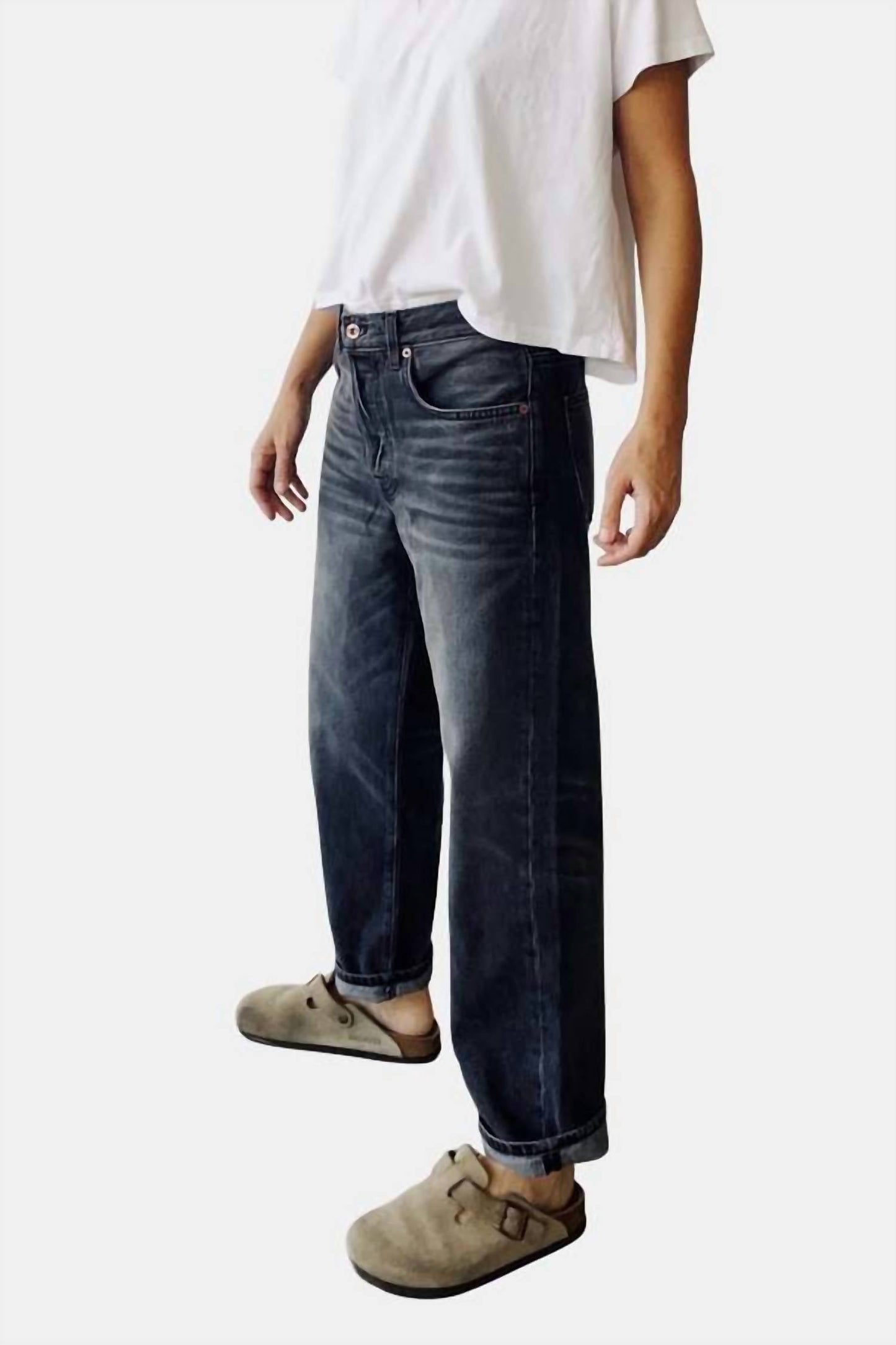 Die lässige Cropped-Jeans