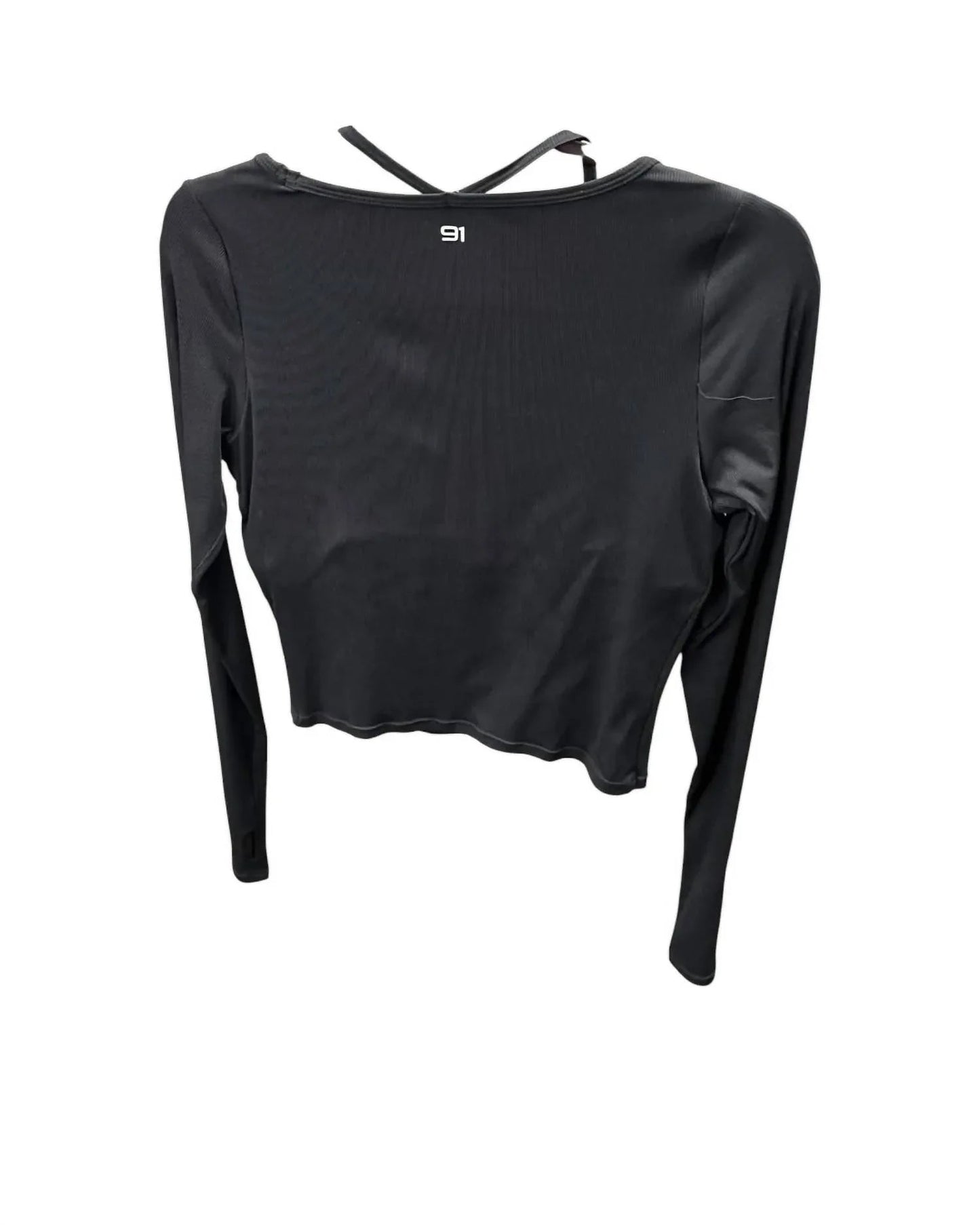 Damen Activewear Crop Top mit langen Ärmeln