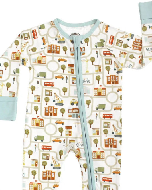 Baby's Pajama Convertible Footie Romper