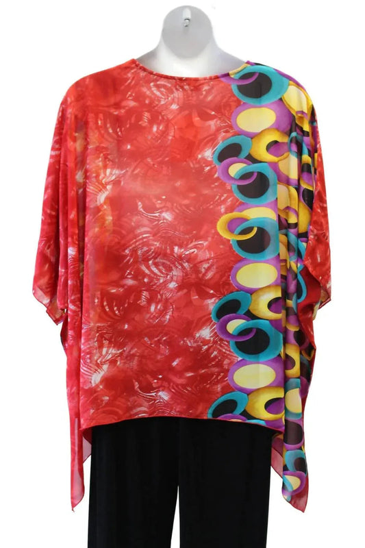 Women's Abstract Print Art To Wear Top