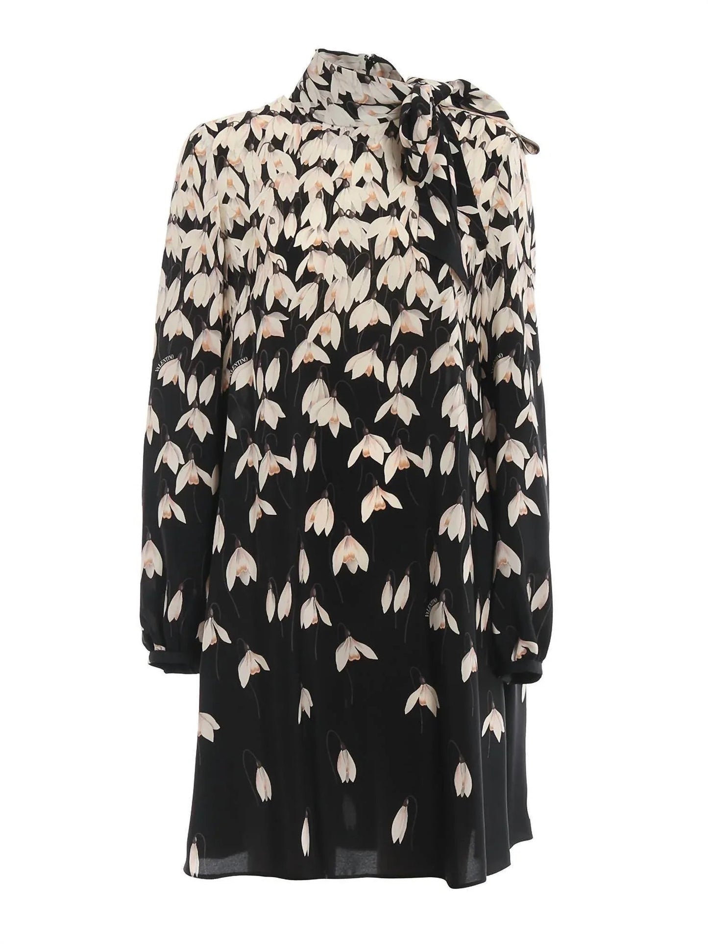 Snowdrop Crepe De Chine Silk Dress