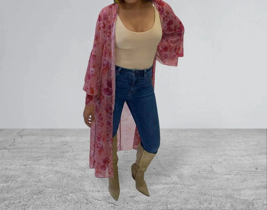 Floral Duster Kimono