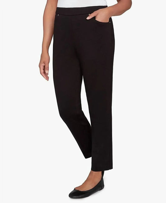 Barcelona Stretch Ponte Knit Average Length Pants