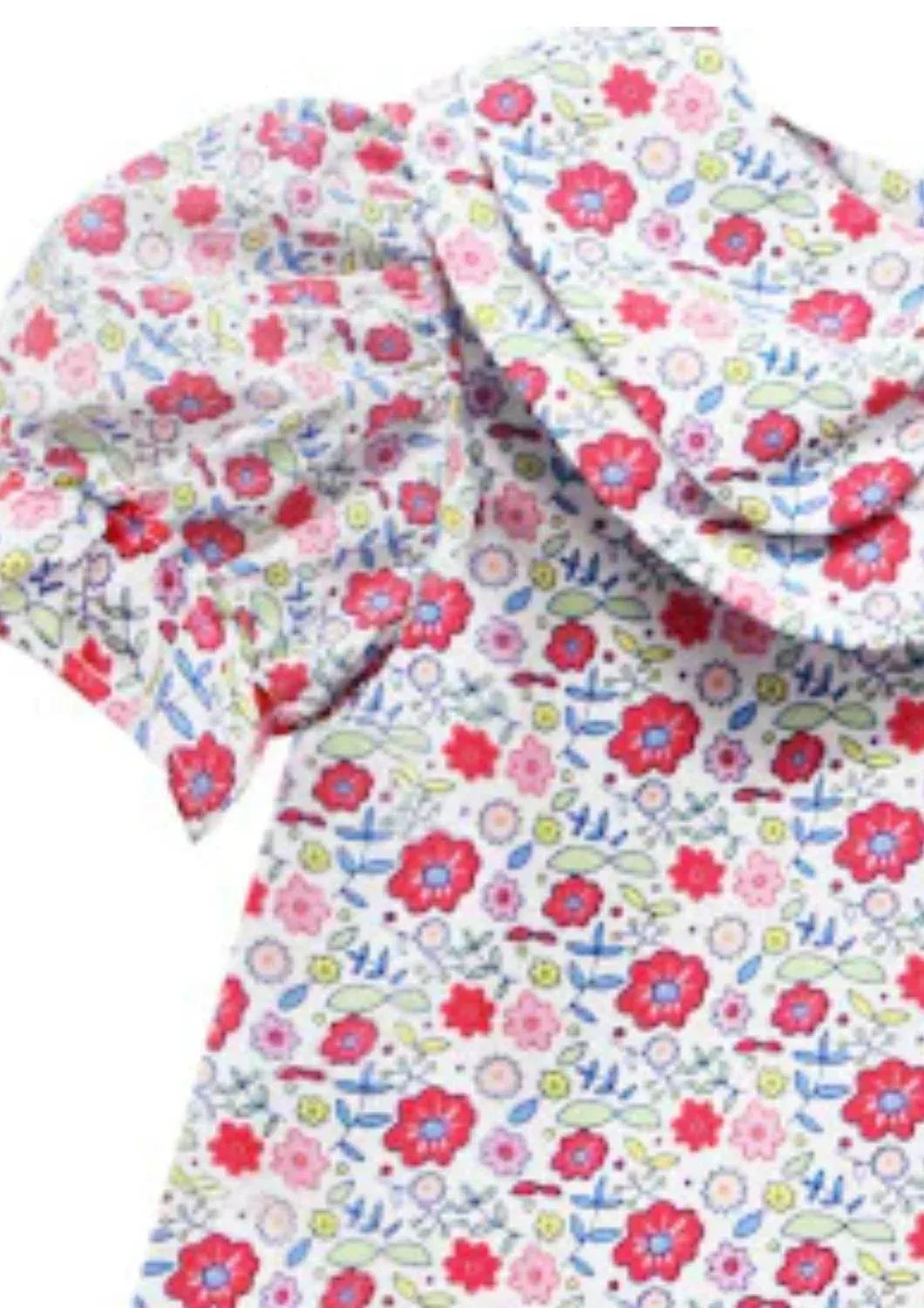Mädchen Winter Blumenmuster Ashley Bluse