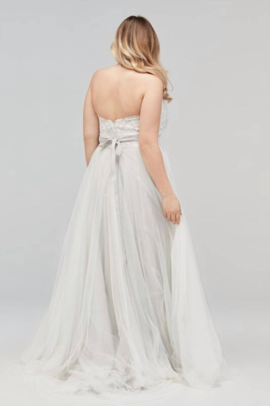 Della Strapless Plus Bridal Gown