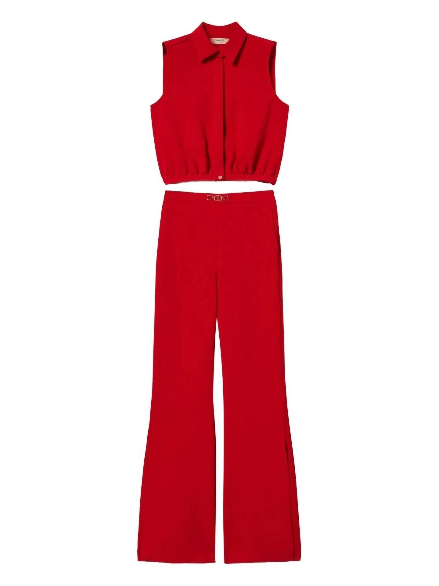 The Rosso Icon Shirt-style Jumpsuit