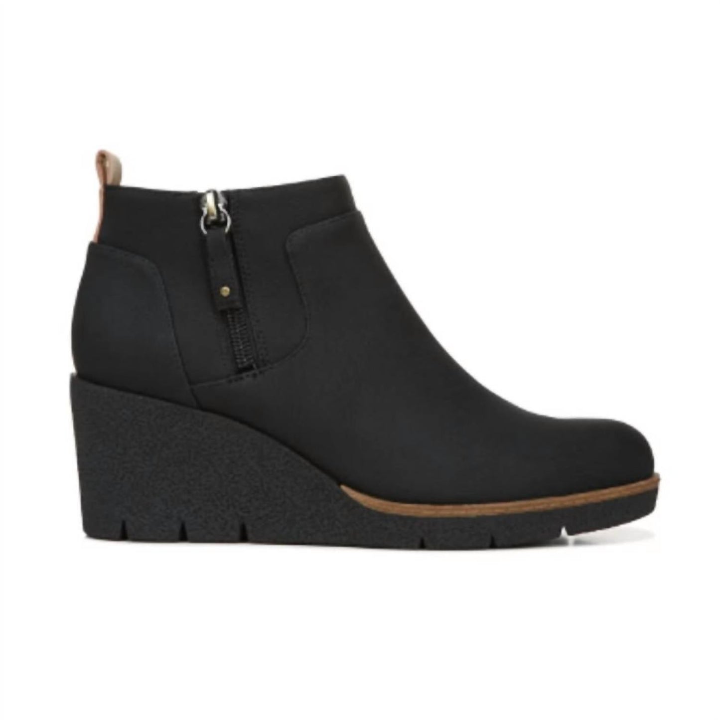 Women's Faux Leather Bianca Wedge Bootie Shoes