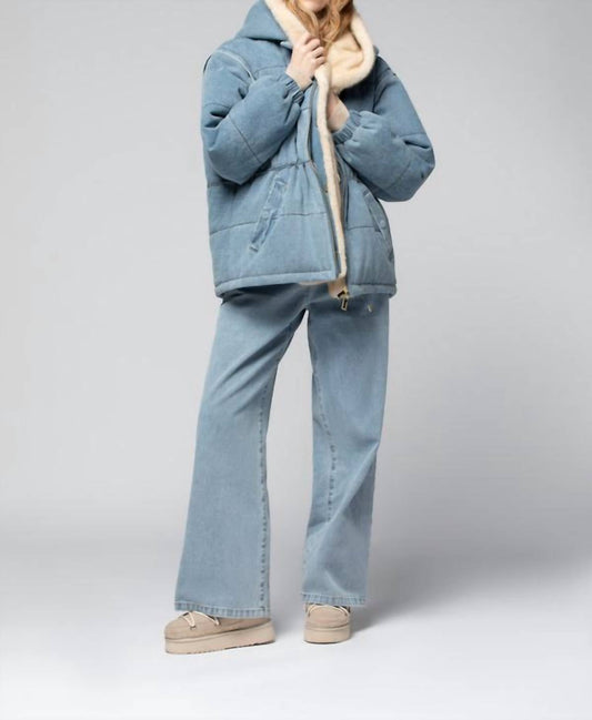 Deva Jacket With Faux Mink Lining