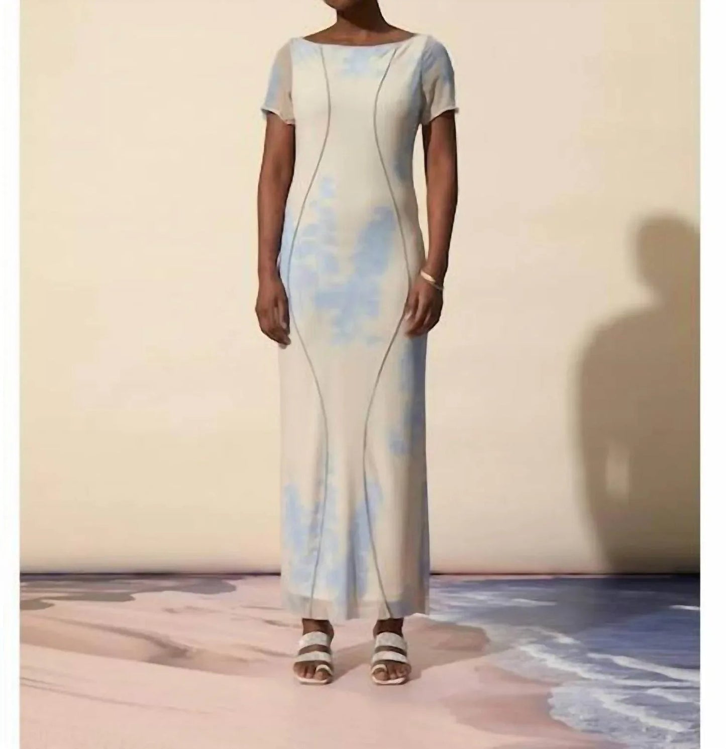 Hemera Short Sleeves Long Dress