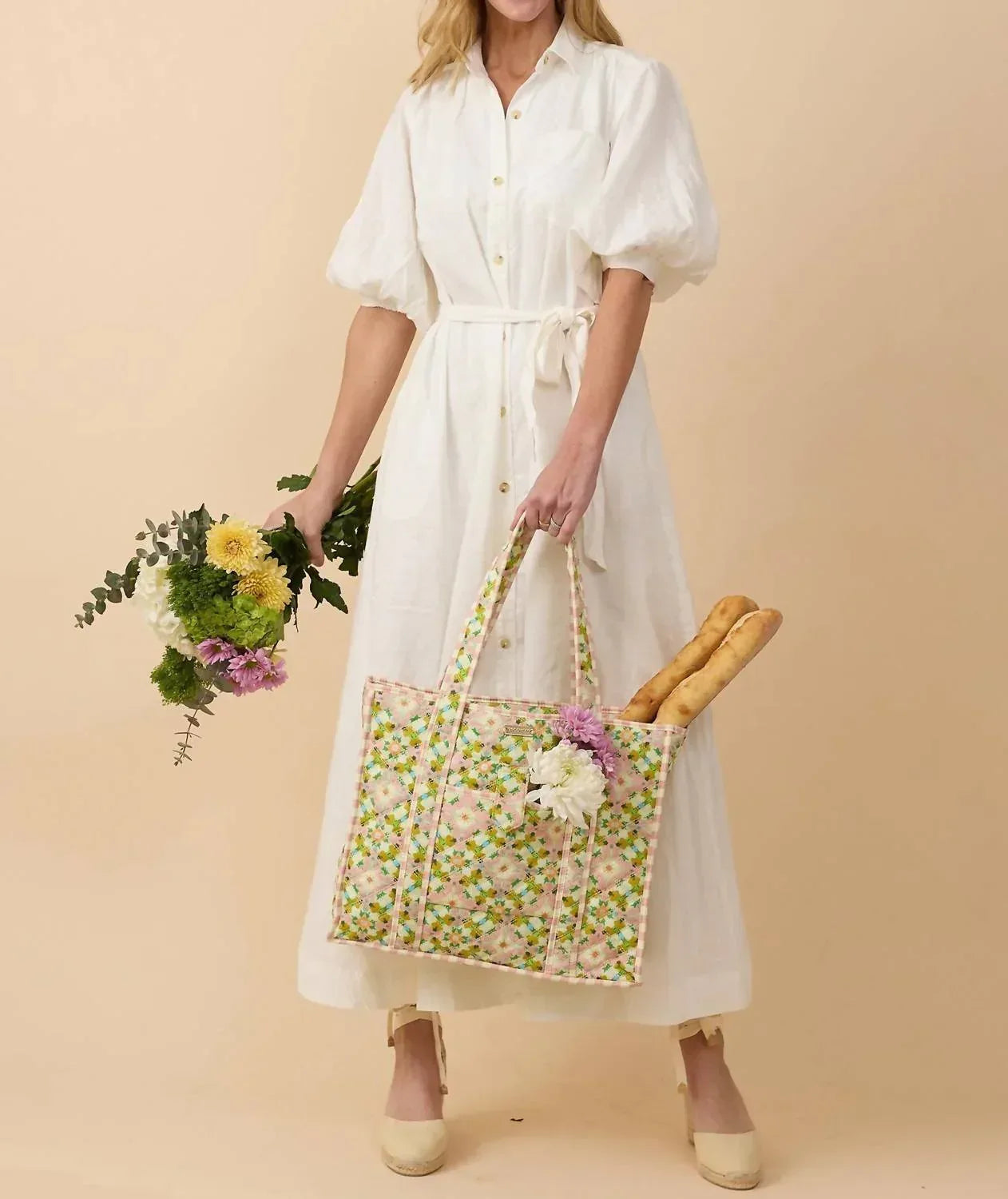 On The Road Quilted Tote