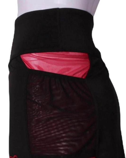 Women's Straight Mesh Skirt