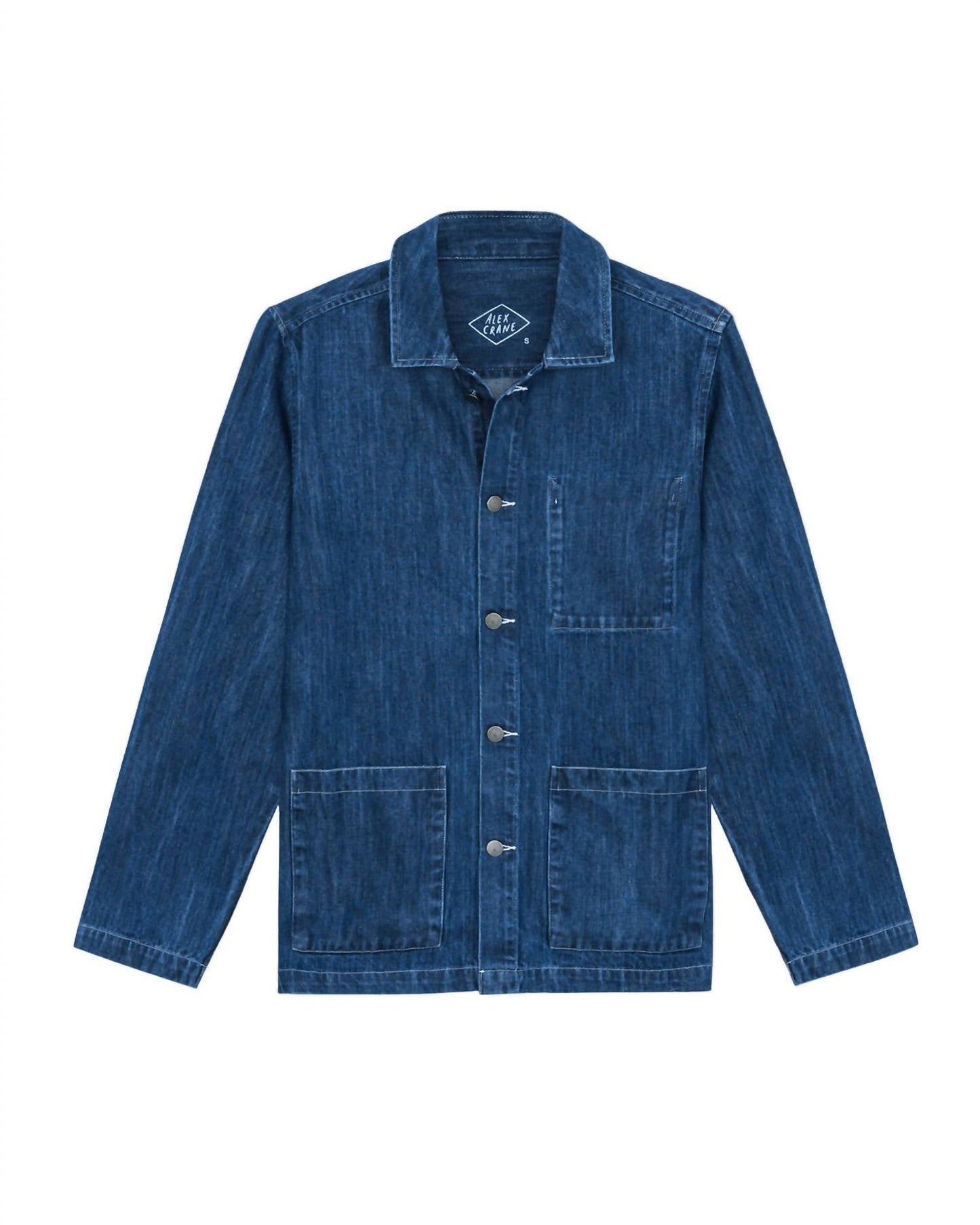 Jeansjacke mit Knopfleiste