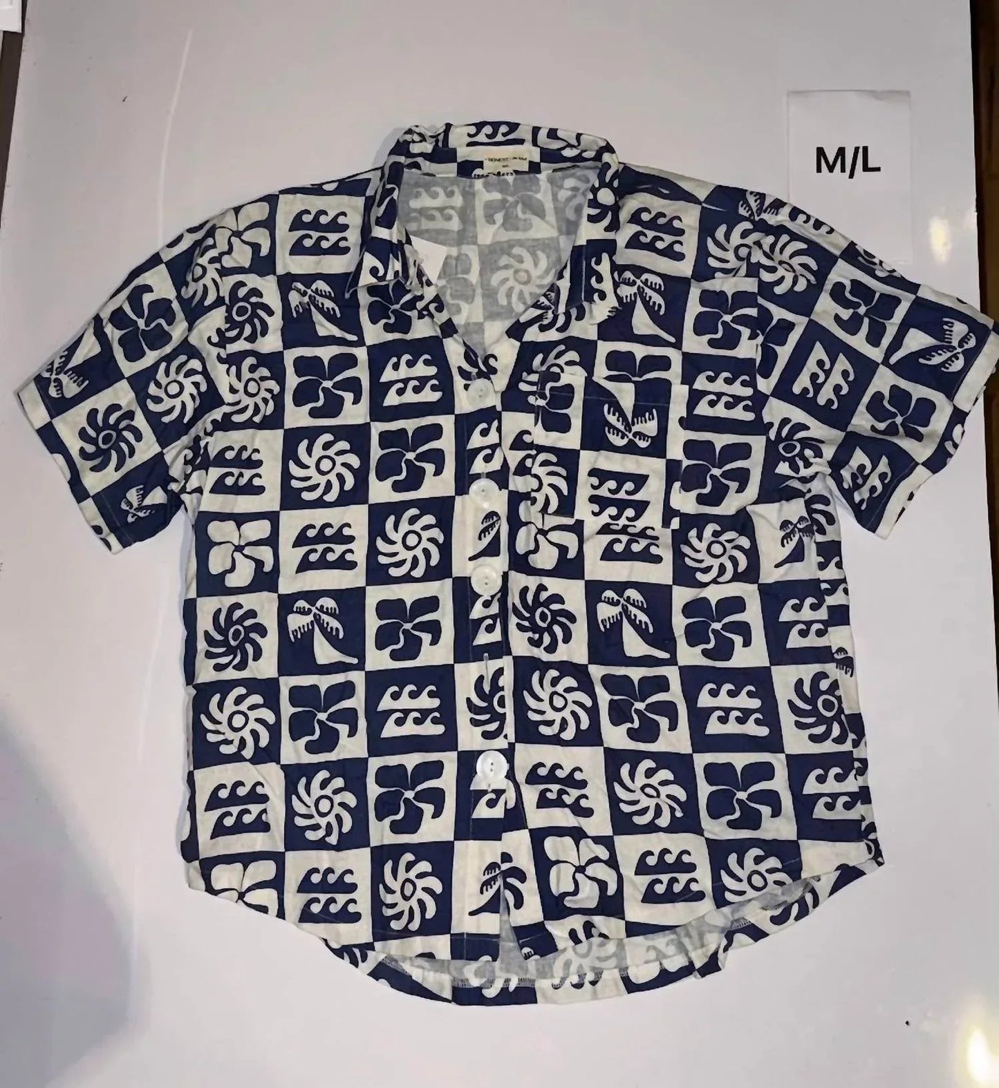 Women's Print Button Up Shirt