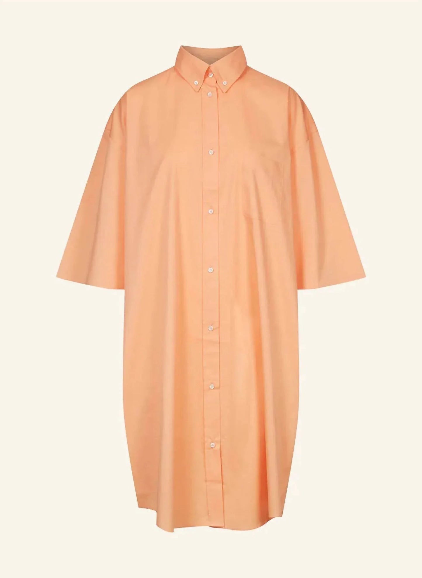 Popeline-Hemdblusenkleid