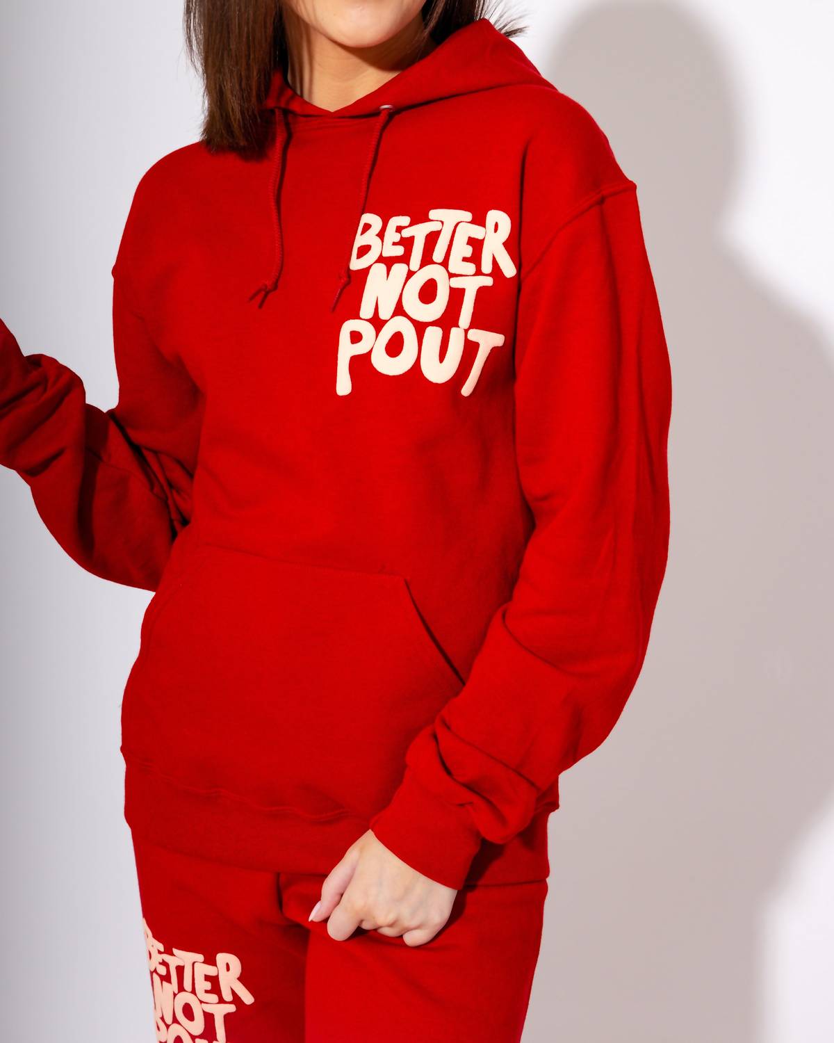 Better Not Pout Kapuzenpullover