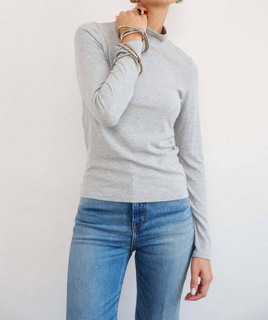 The Mock Neck Tee