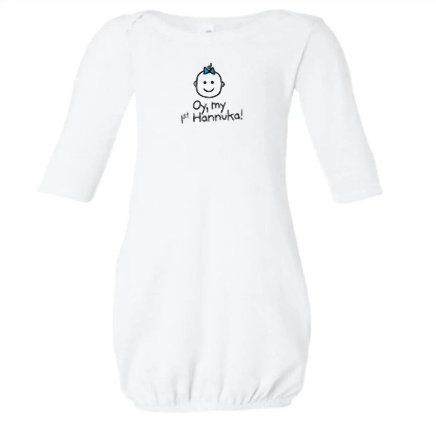 Newborn Girls Oy, My 1st Hannuka Gown