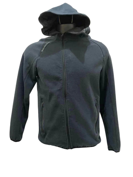 Unisex Bio-Kapuzenjacke mit durchgehendem Reißverschluss
