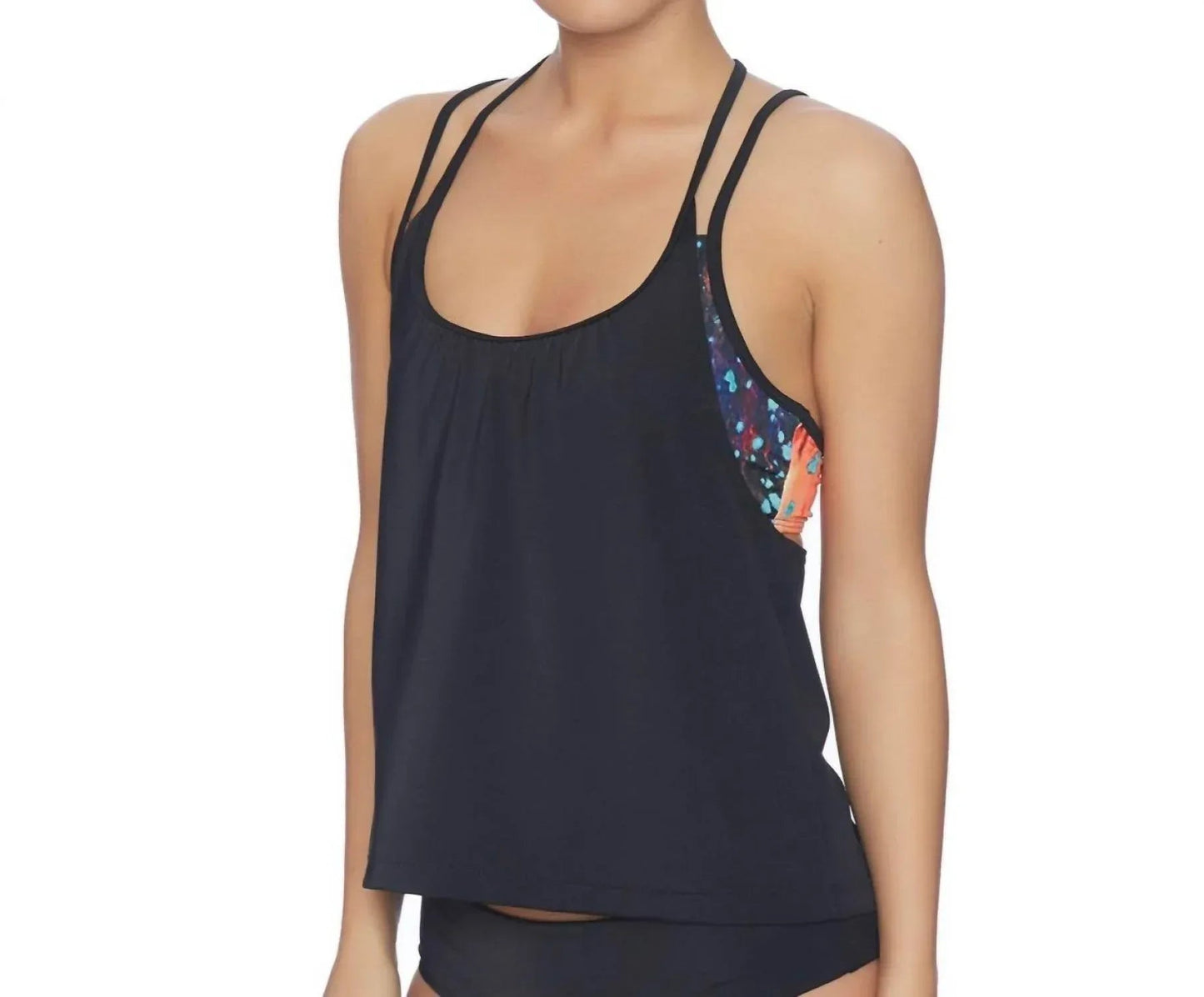 Galaxy D-Cup 2-in-1 Tanktop mit Sport-BH