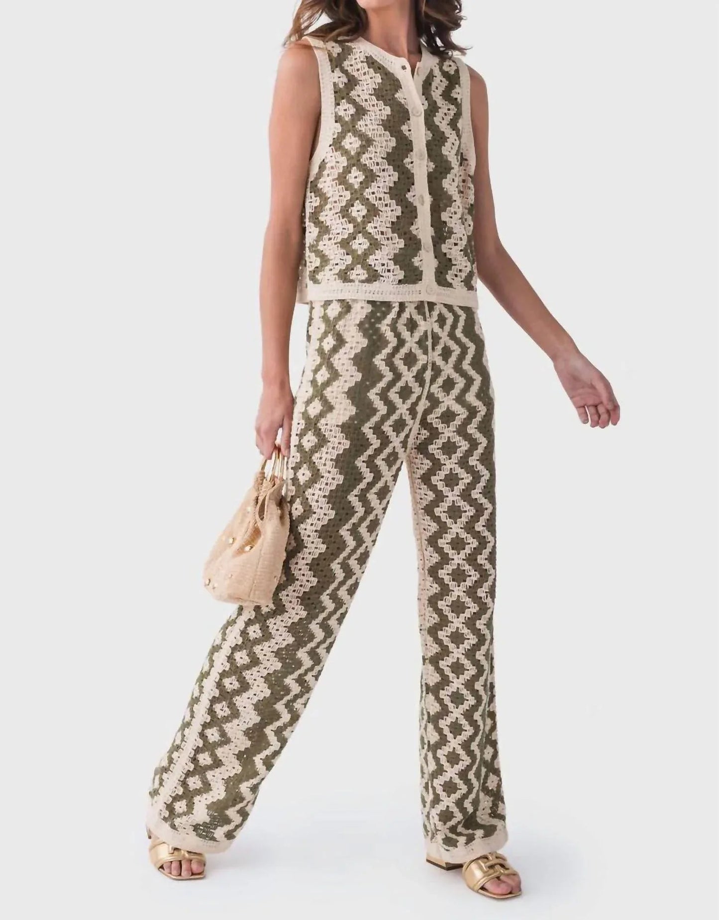 Crochet Pull On Pants