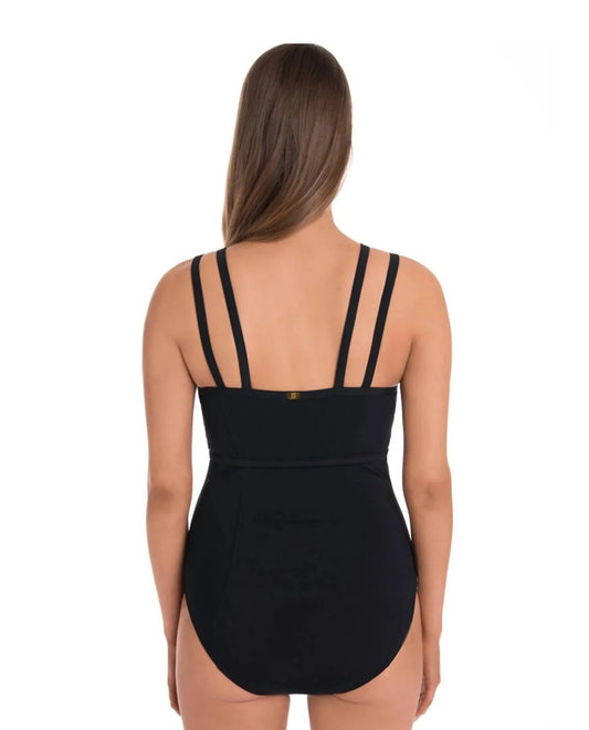 Double Strap One Piece Swimsuit