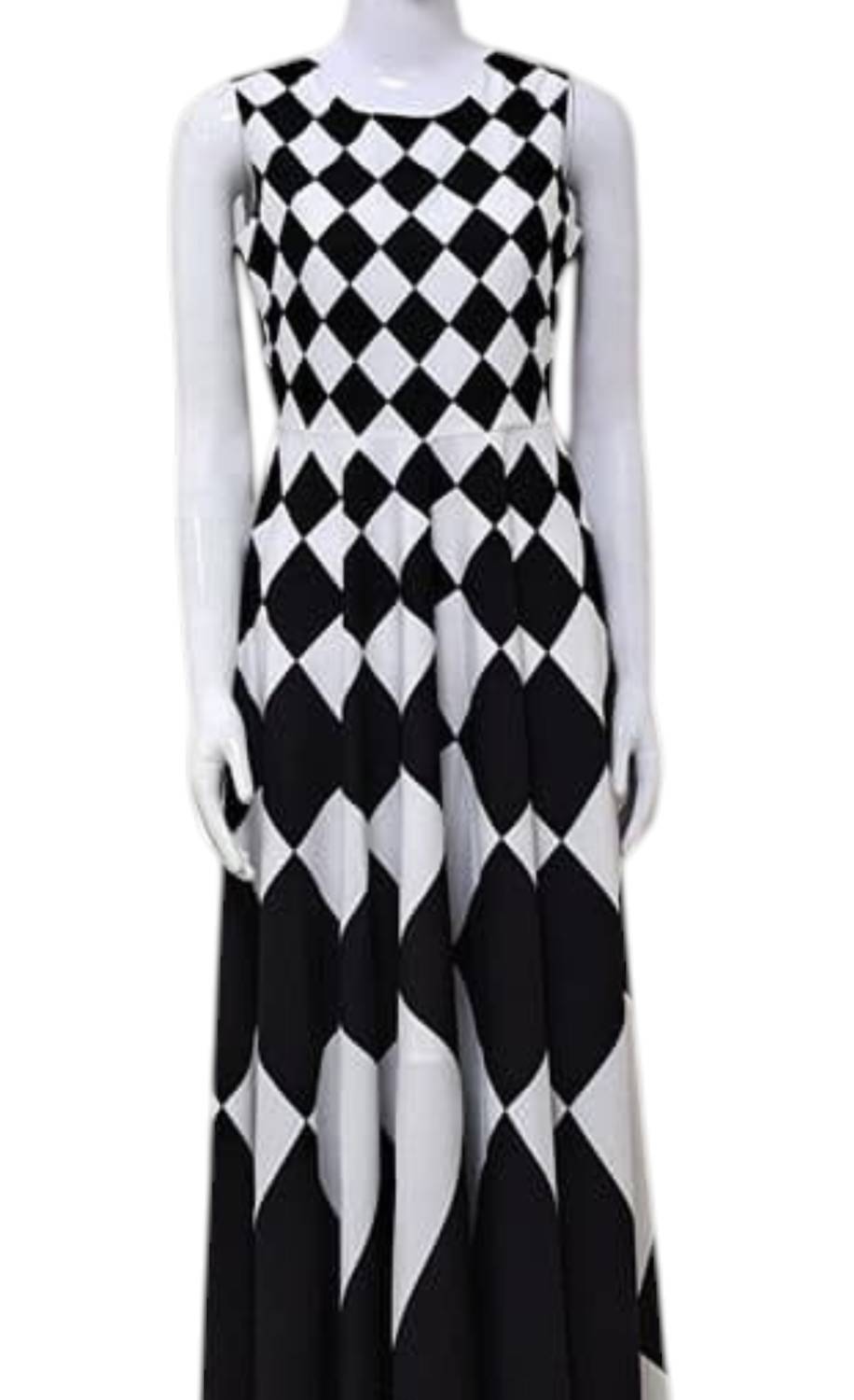 Women's Harlequin Maxi Dress