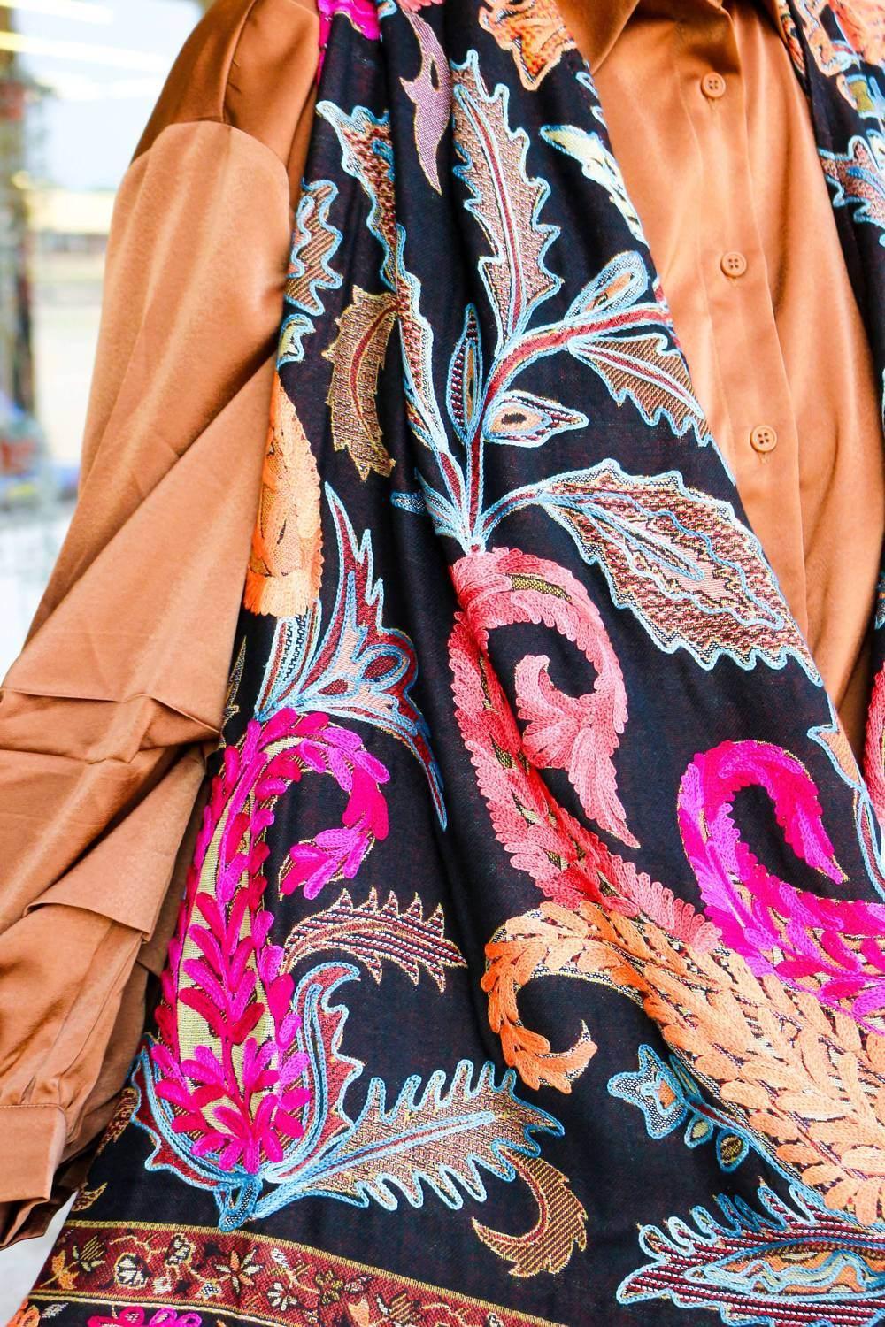 Blumen-Kimono, mehrfach wendbar