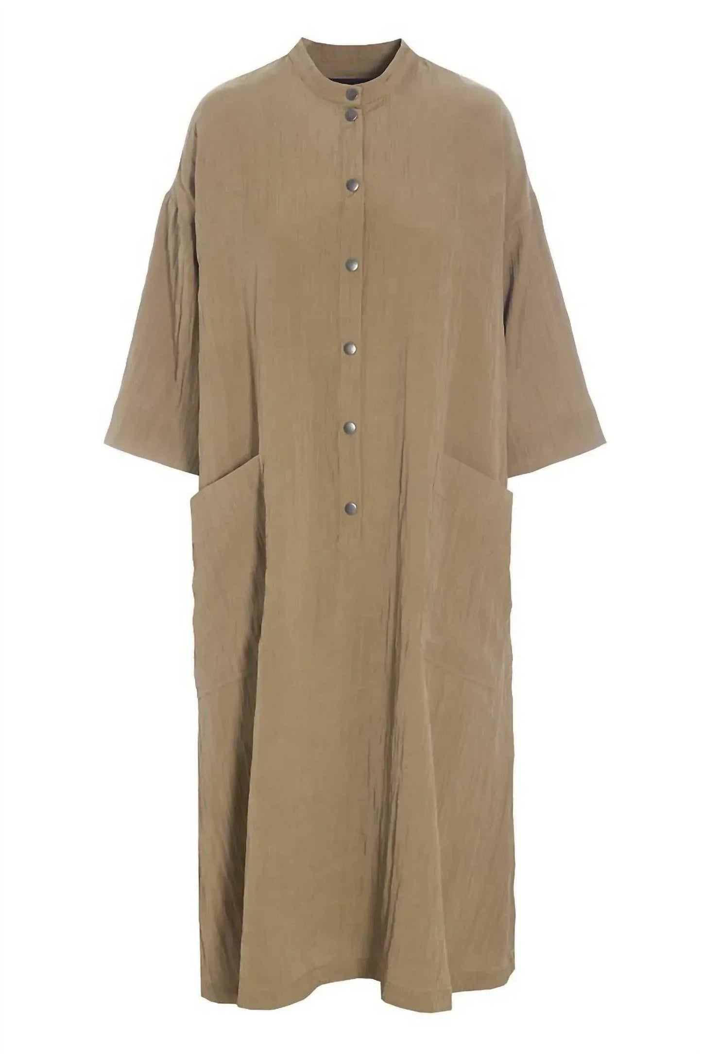 Faules lustiges entspanntes seidiges Kreppkleid