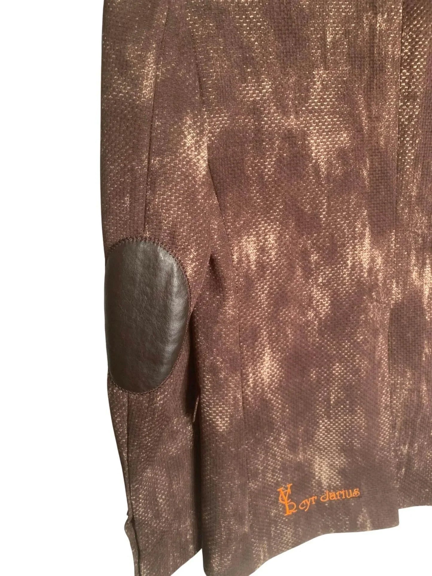Damen-Blazer aus Wolle und Leder