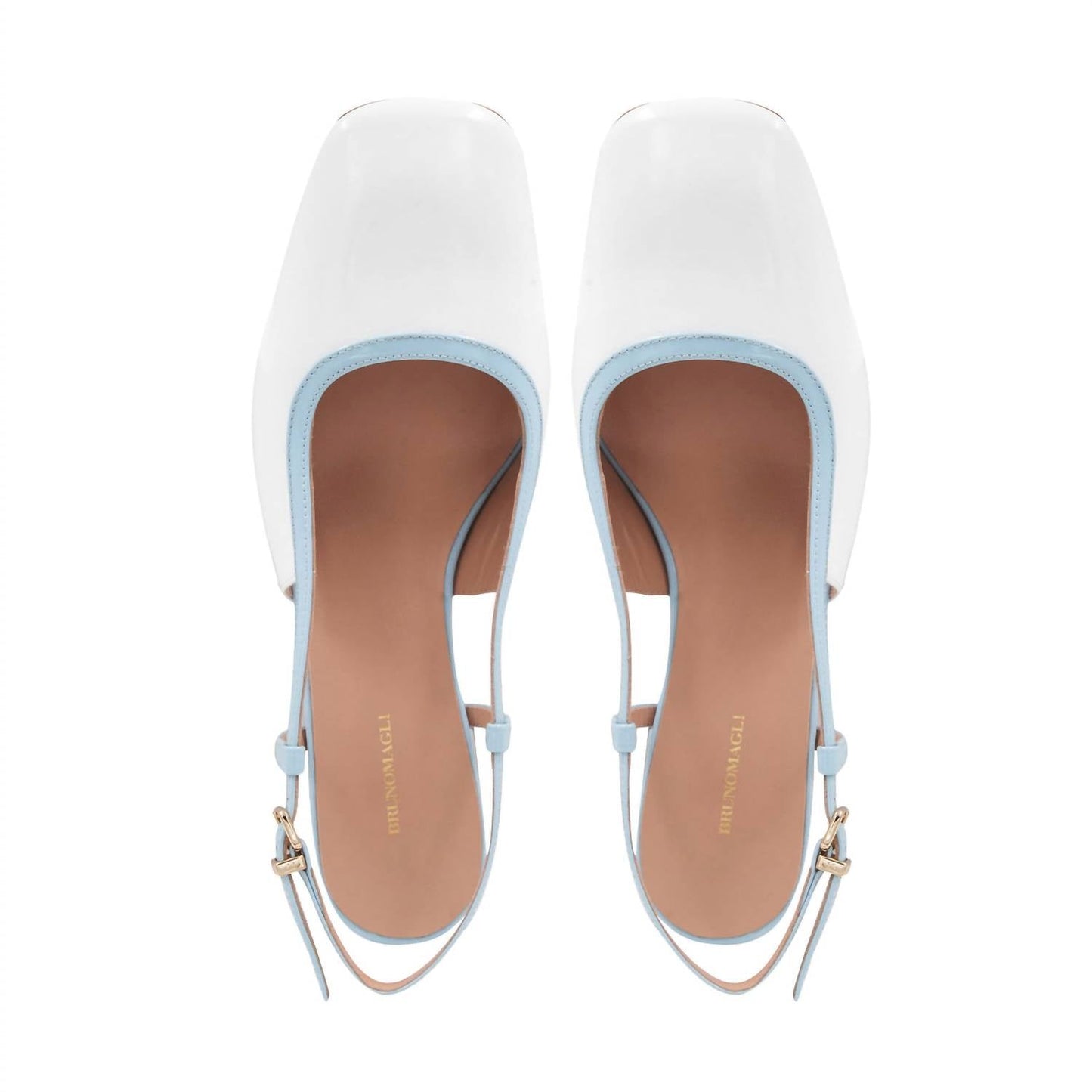 Tasa Slingback-Pumps aus Leder für Damen