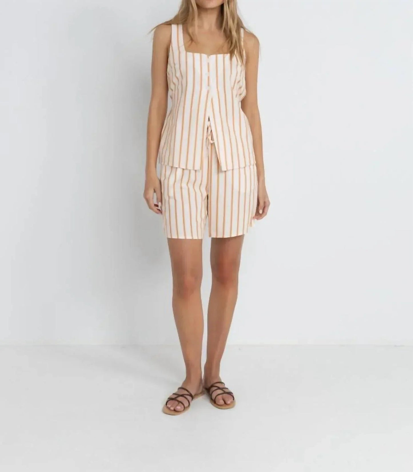 Tide Stripe Longline-Shorts