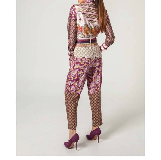 Women's Geo Printed Yoke Pant
