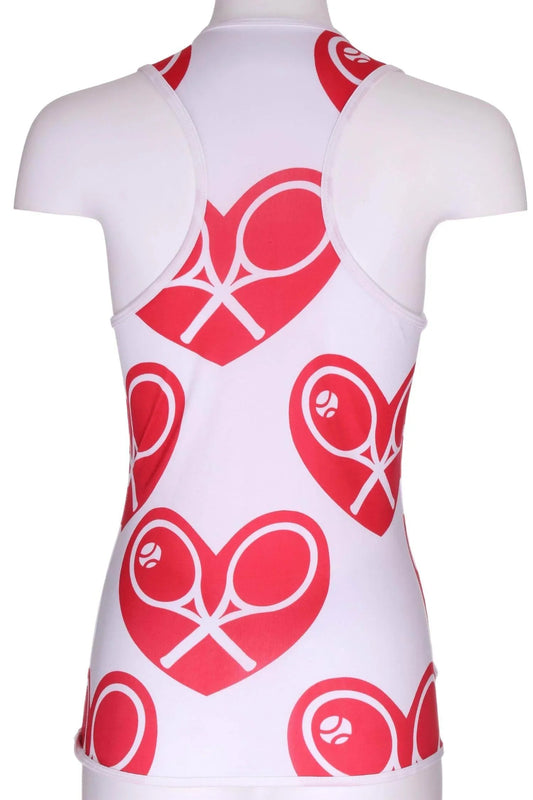 Women's Huge Hearts Vee Tank
