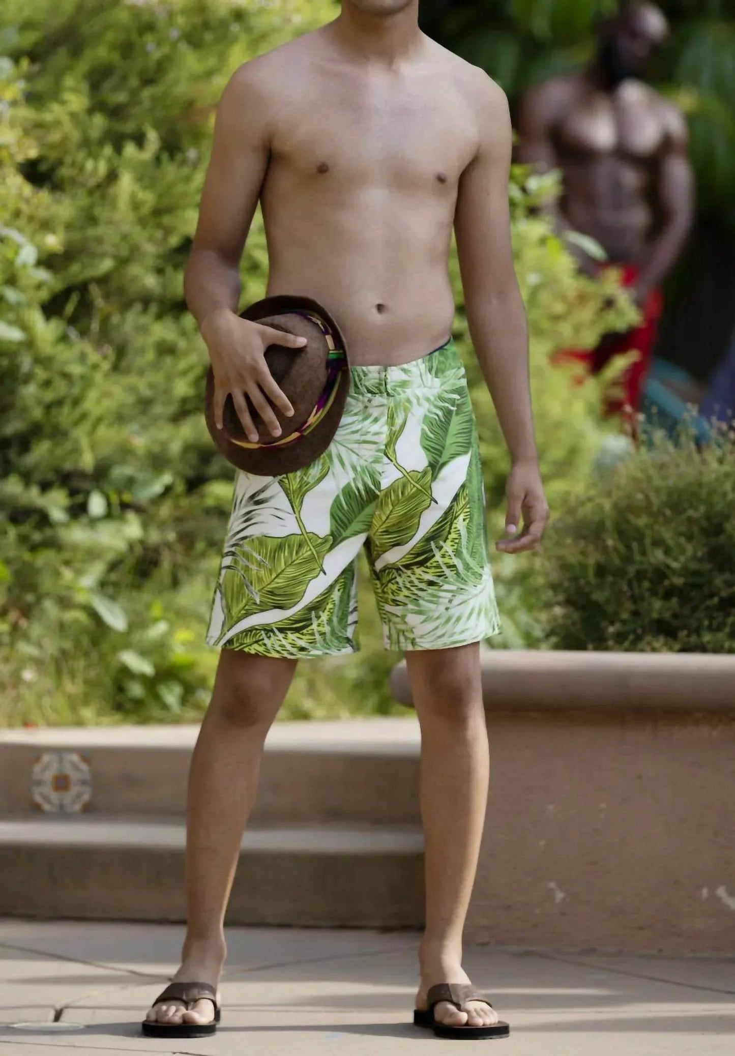 Boardshort mit Klettverschluss