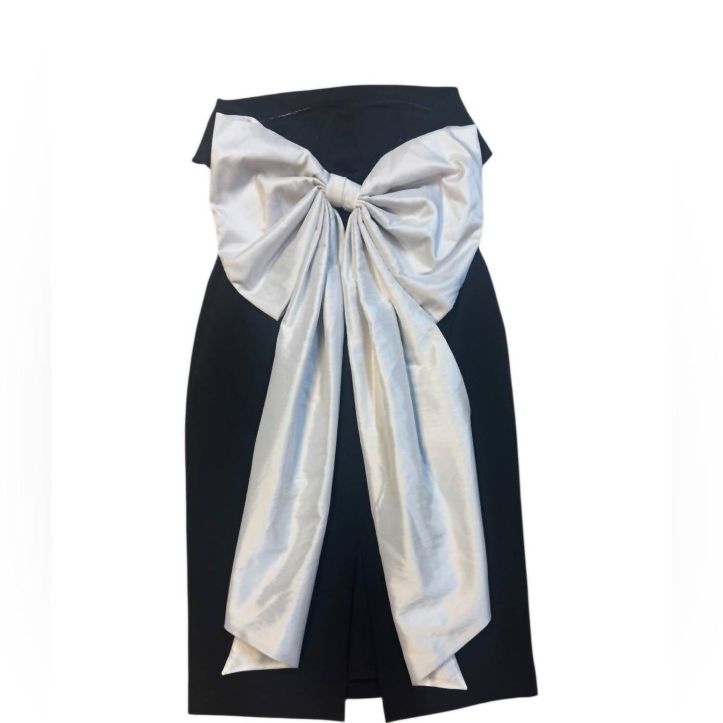 Strapless Bow Back Mini Dress