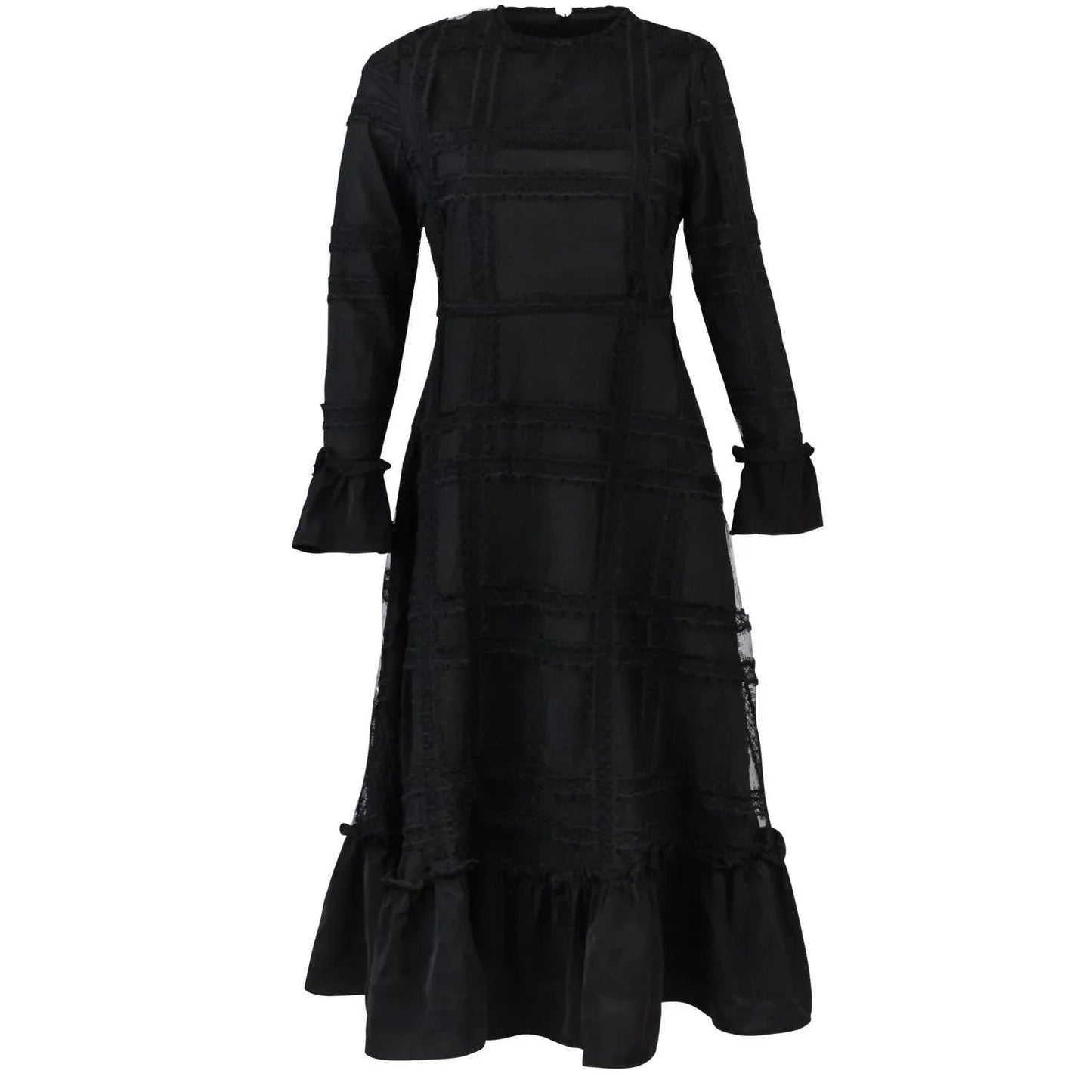 Ella Longsleeve Ruffle Dress