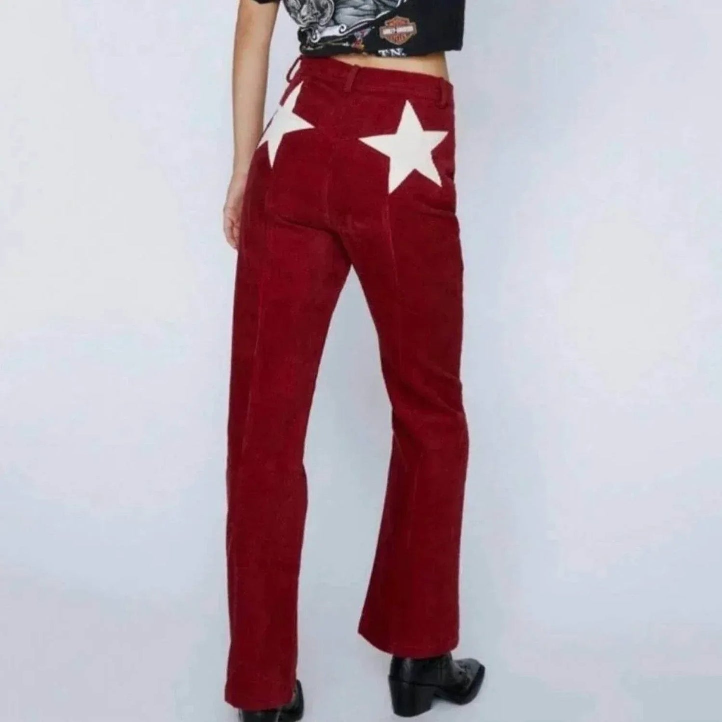 Corduroy High Waisted Pants