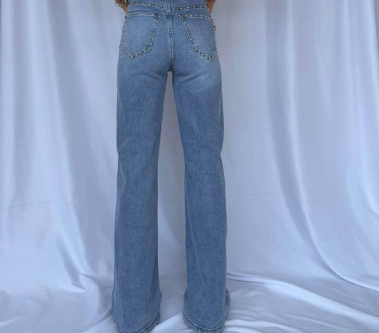 Stud Me Straight Leg Jeans